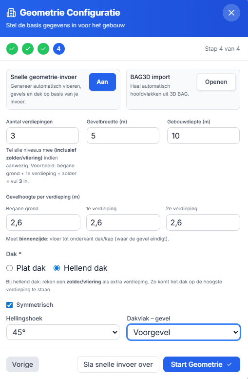 Opnameformulieren screenshot 4