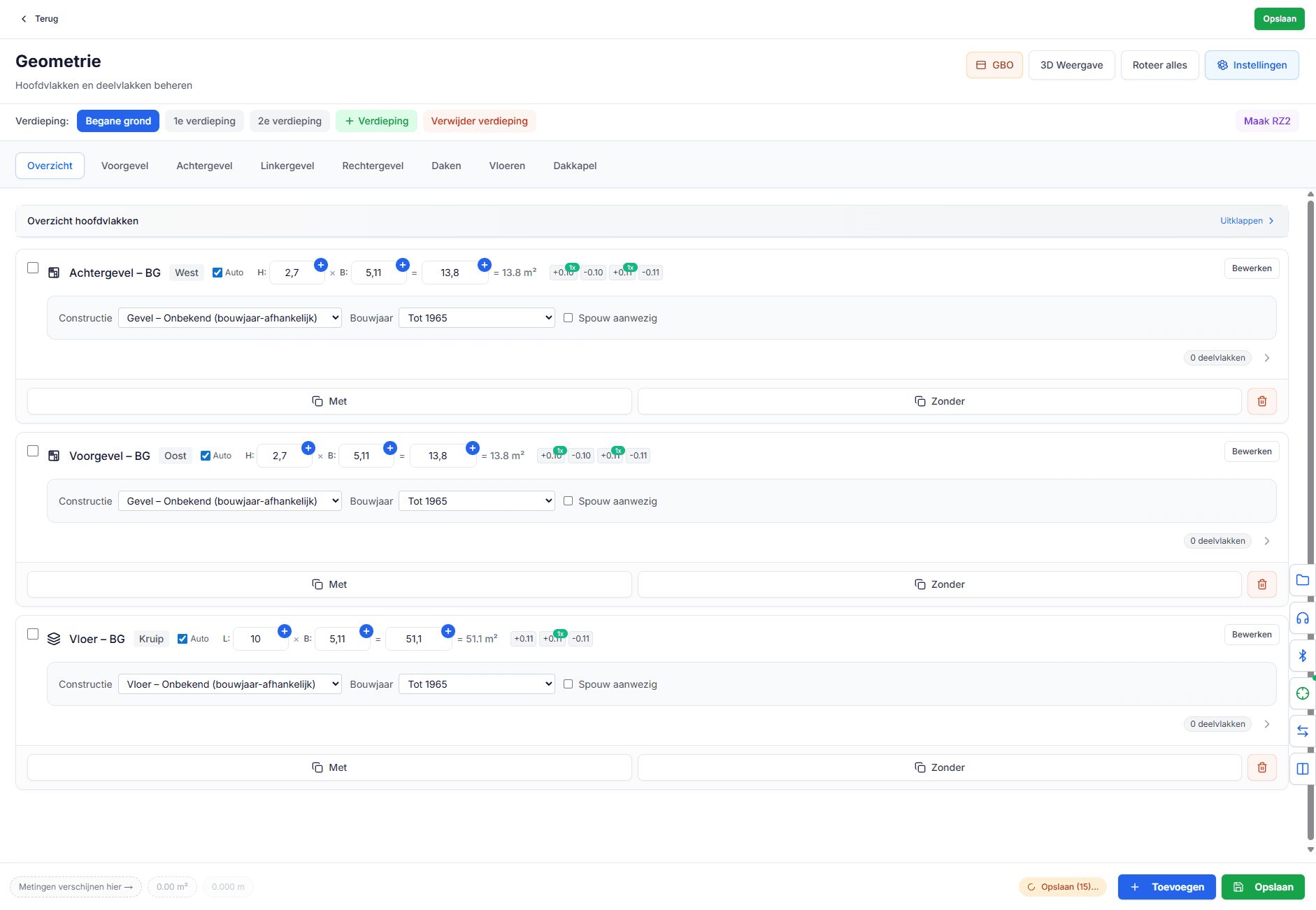 Opnameformulieren screenshot 6